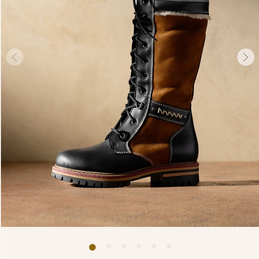 Women's Ilka Wool-Lined Leather Boots